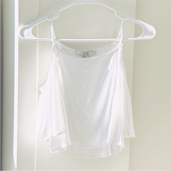 Forever 21 Crop White Off the Shoulder Top - Picture 1 of 2